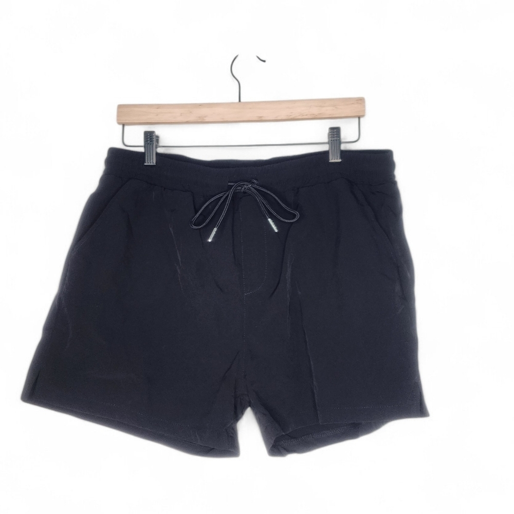 Coofandy Brief Liner 3" Running Shorts in Black Size L
